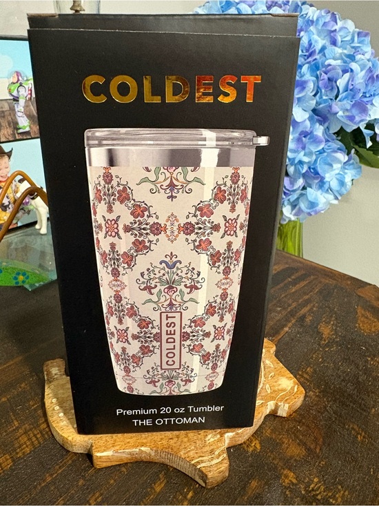 Coldest Other - Coldest The Ottoman 20 oz Tumbler – White Floral